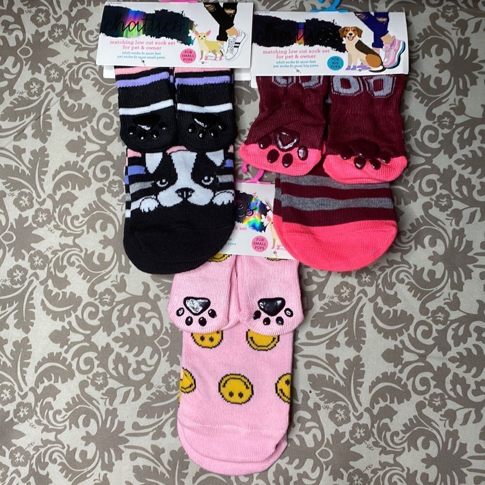 Chatties  Matching Sock Set for Pet & Owner for small pups